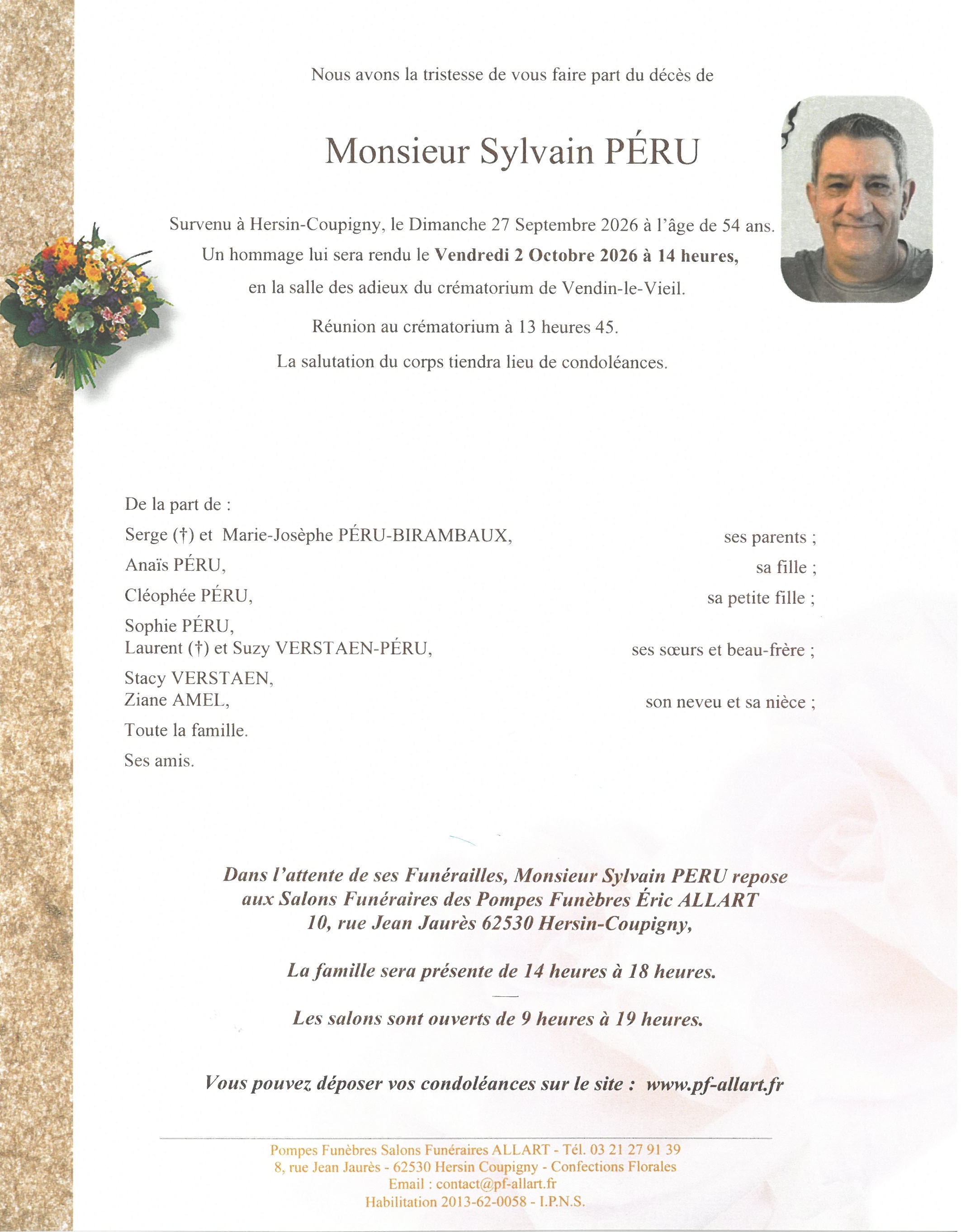 Avis de décès