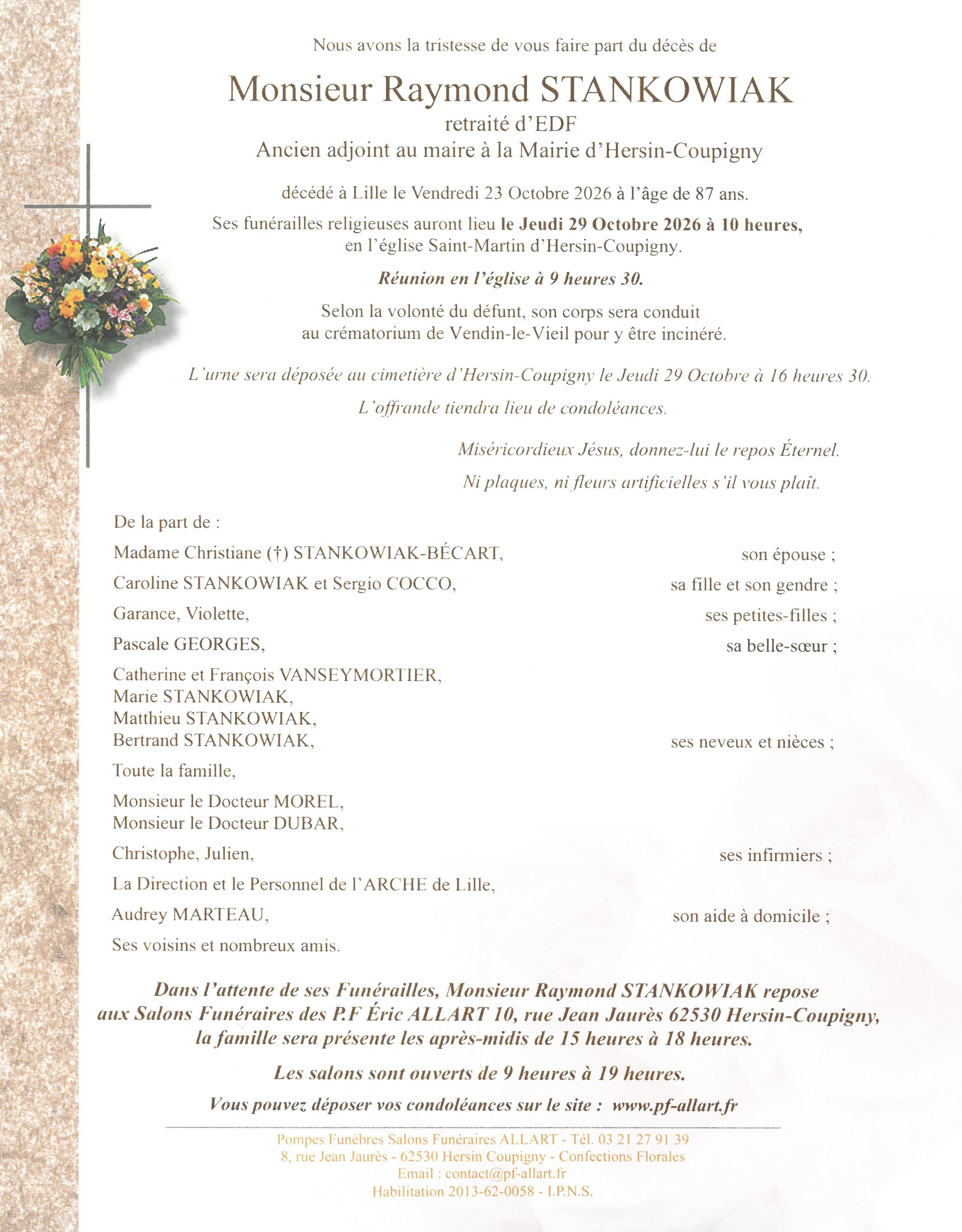 Avis de décès